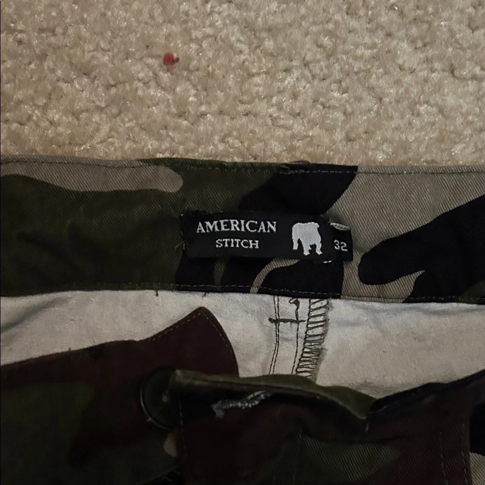 NWOT American Stitch Camouflage Cargo Pants - Picture 2 of 3